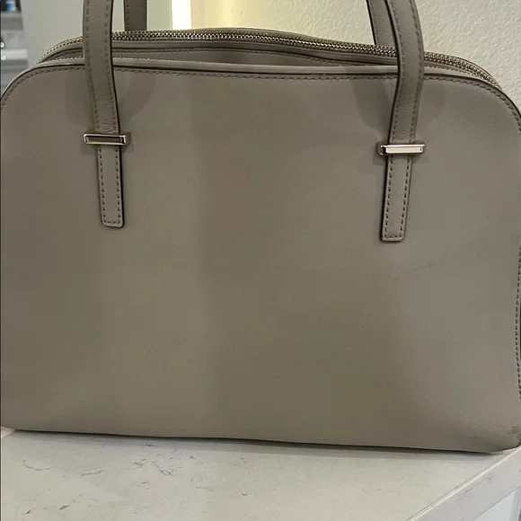 Kate Spade Taupe Satchel Bag. GUC - Picture 3 of 15